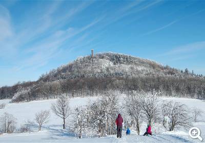 Geisingberg mit Baute und Aussichtsturm | Foto:(c) TD-Software